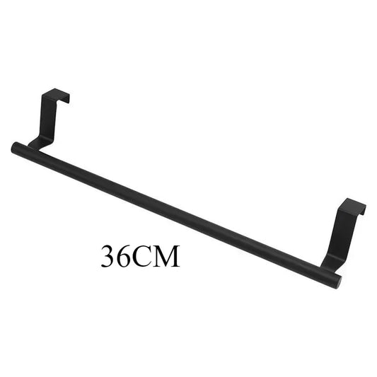 Premium Over-the-Door Stainless Steel Towel & Organizer Rack